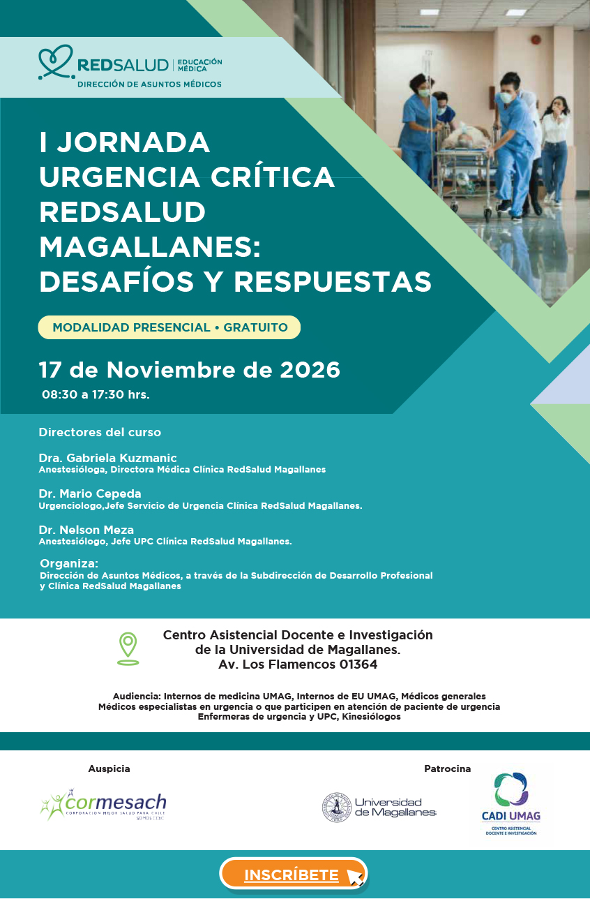 Jornada Urgencia Crítica RedSalud - 17 de noviembre 2026